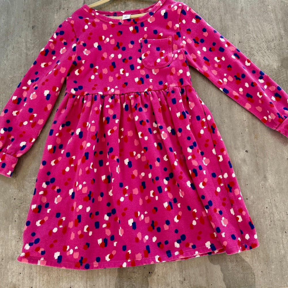 Harper Canyon Pink Long Sleeve Sundress